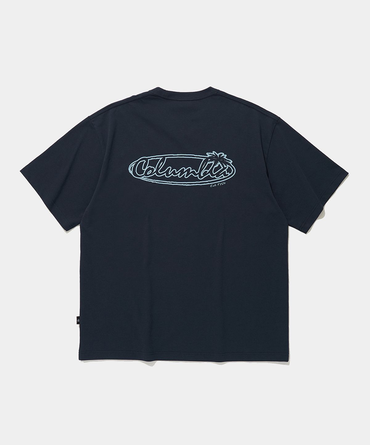 컬럼비아 유니버시티(COLUMBIA UNIVERSITY) TROPICAL LOGO S/S T-SHIRTS_NAVY
