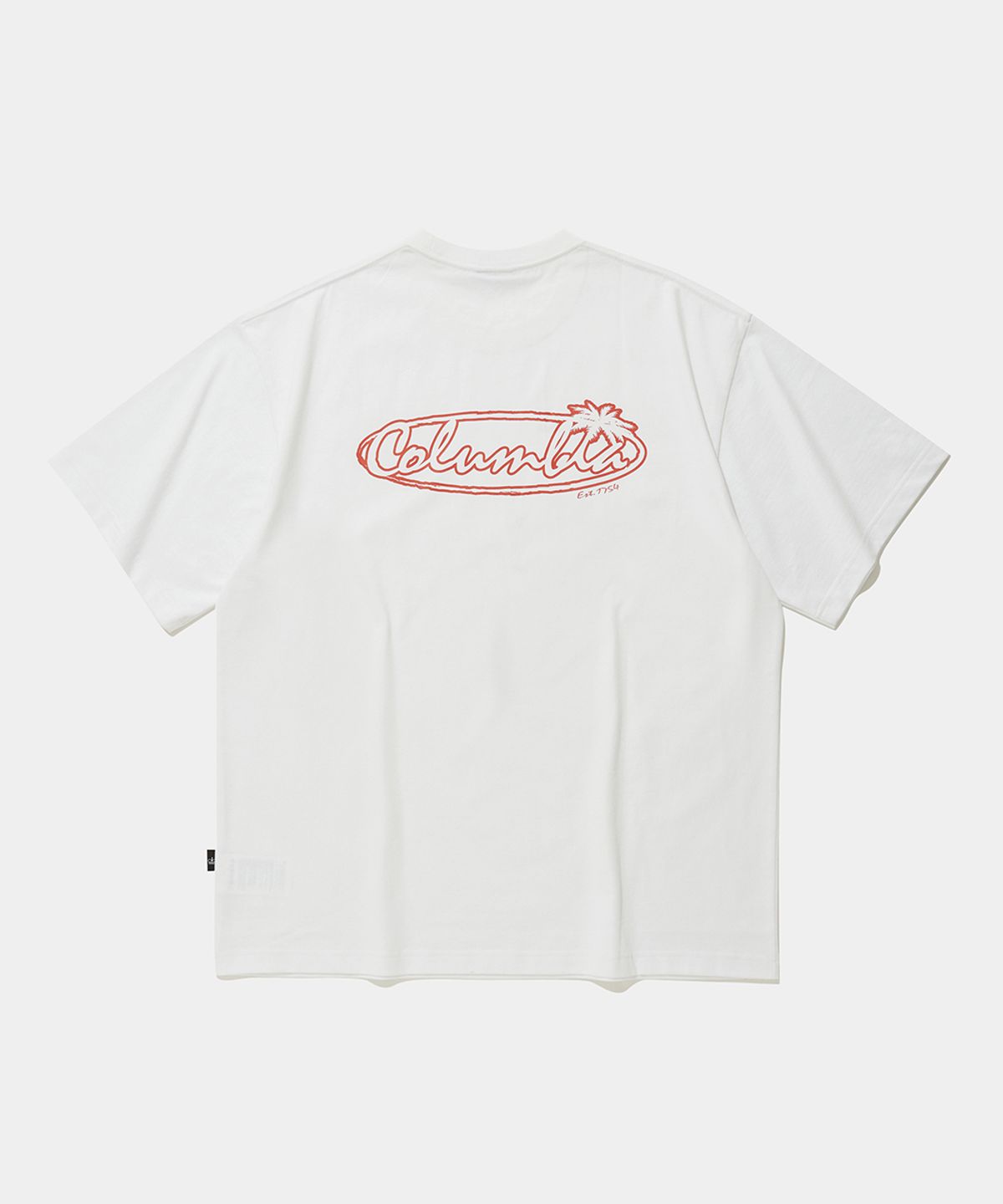 컬럼비아 유니버시티(COLUMBIA UNIVERSITY) TROPICAL LOGO S/S T-SHIRTS_WHITE