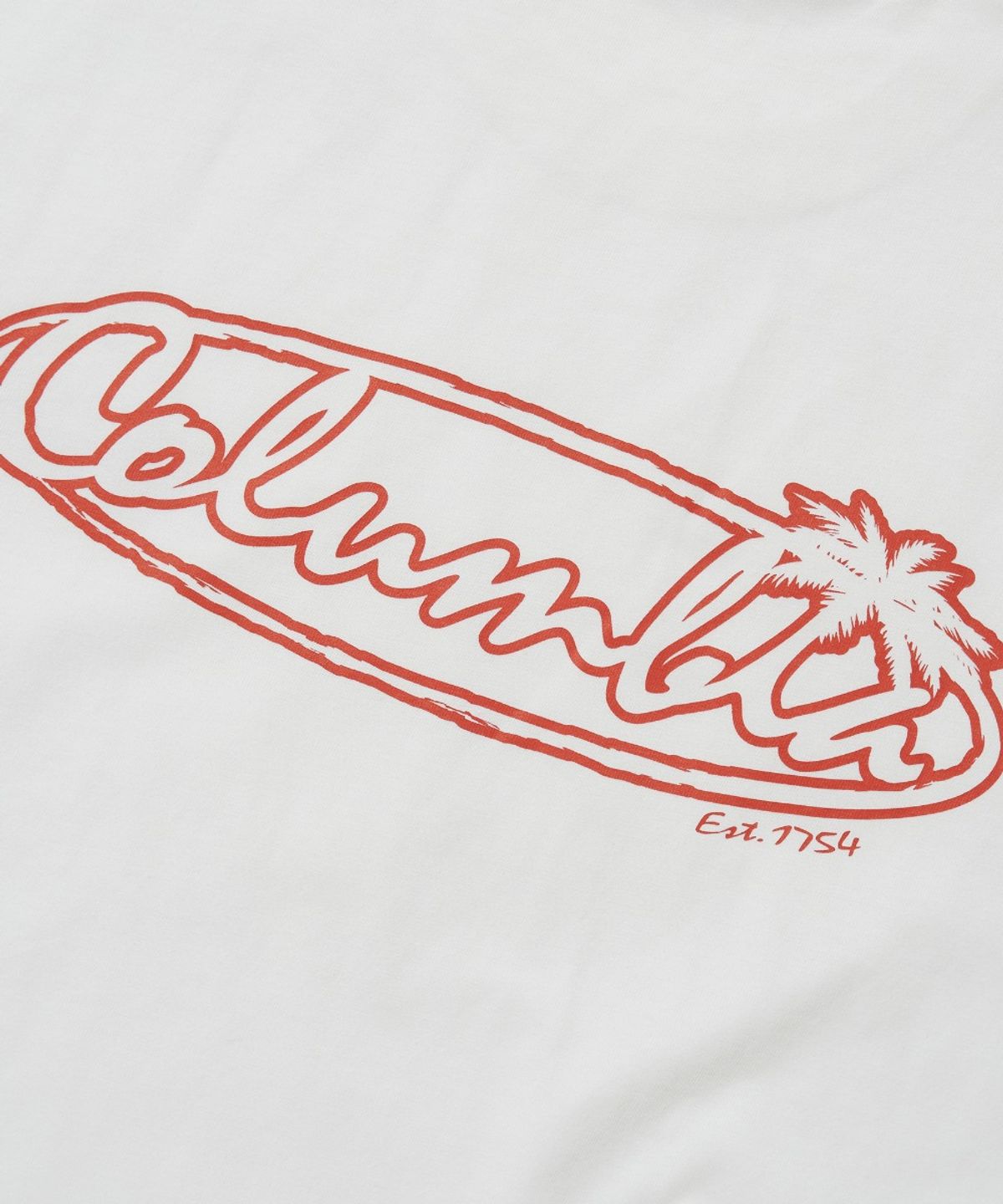 컬럼비아 유니버시티(COLUMBIA UNIVERSITY) TROPICAL LOGO S/S T-SHIRTS_WHITE