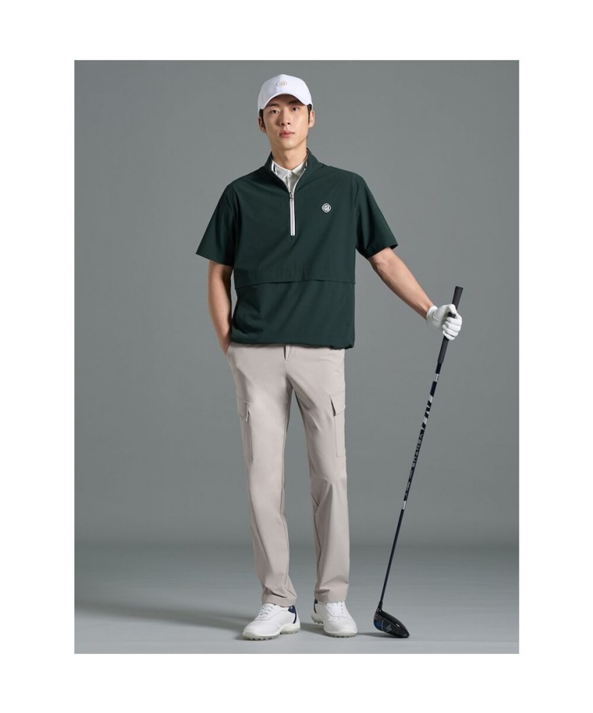 빈폴골프(BEANPOLE GOLF) 남성 카고 스트레이트 팬츠 - 베이지