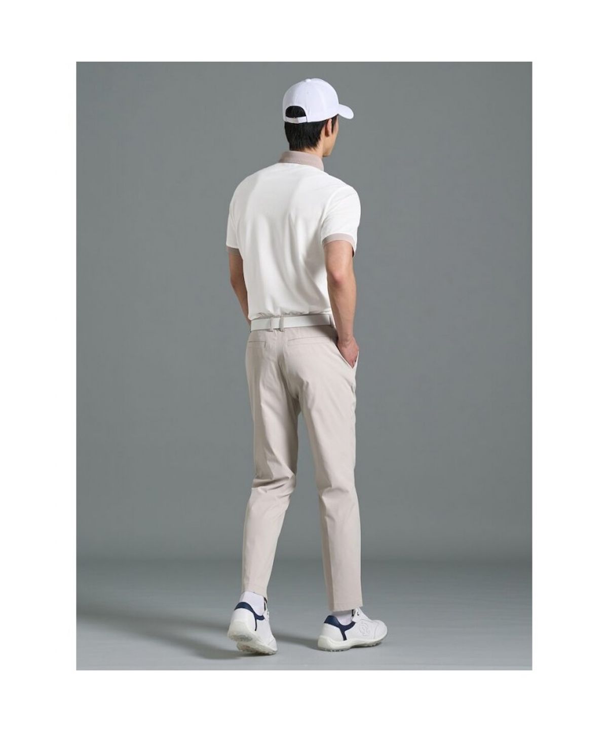 빈폴골프(BEANPOLE GOLF) 남성 면터치 테이퍼드 팬츠 - 베이지