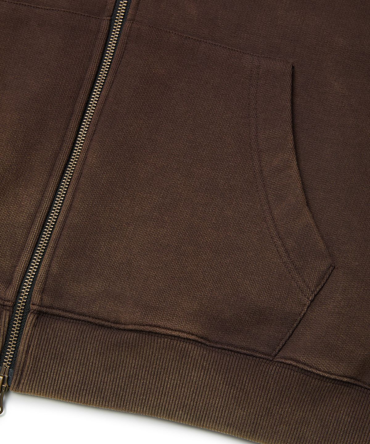엠엠아이씨(MMIC) DUSK HOOD ZIP UP (BROWN)
