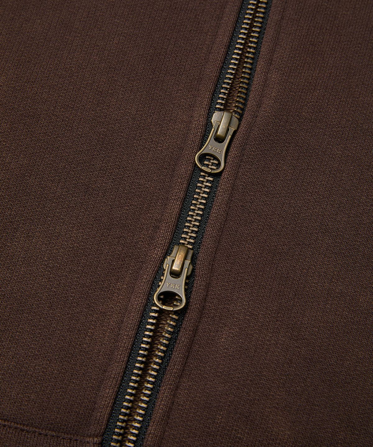 엠엠아이씨(MMIC) DUSK HOOD ZIP UP (BROWN)