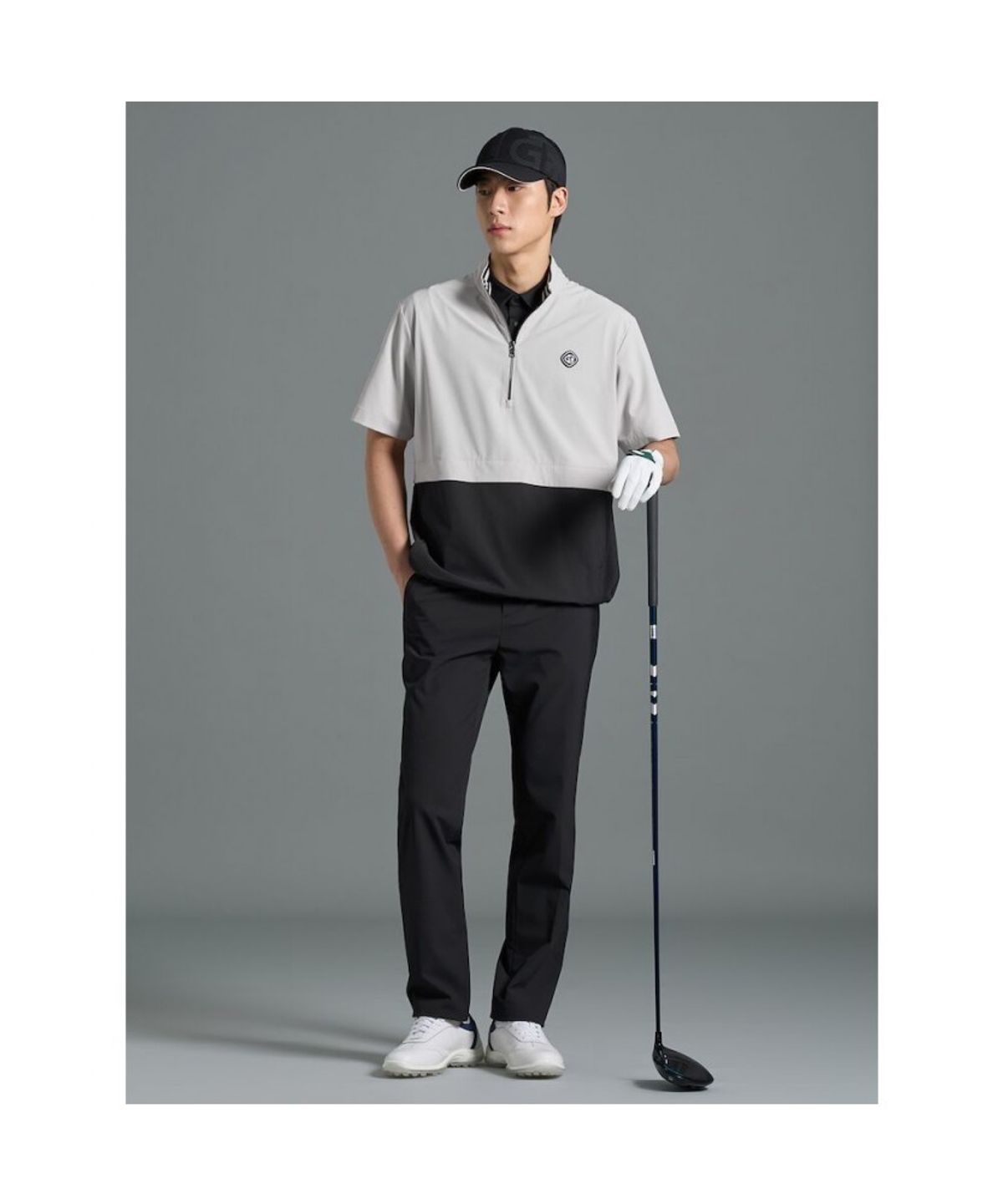 빈폴골프(BEANPOLE GOLF) 남성 봄 슬림 팬츠 - 블랙