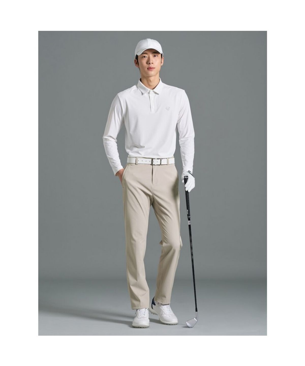 빈폴골프(BEANPOLE GOLF) 남성 봄 슬림 팬츠 - 베이지