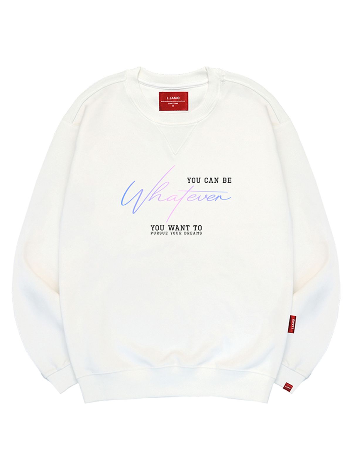엘라모(LLAMO) 워레버 맨투맨 남녀공용 빅사이즈 S~4XL