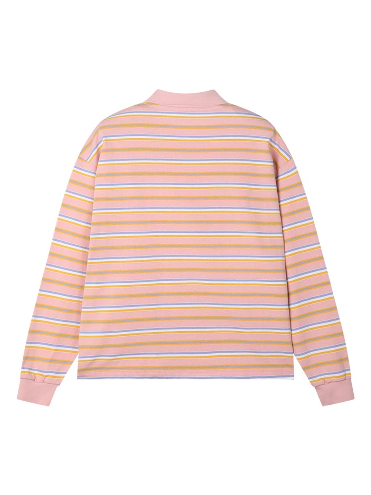 선데이후르츠마켓(SUNDAY FRUIT MARKET) SQUARE APPLE COLLAR LS TEE PINK