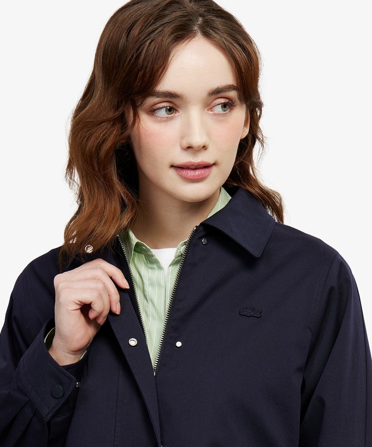 라코스테(LACOSTE) 여성 중기장 헌팅자켓 BF330E-56G 166