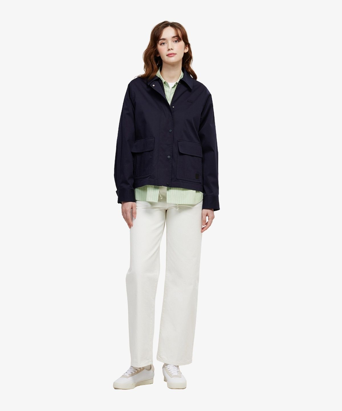 라코스테(LACOSTE) 여성 중기장 헌팅자켓 BF330E-56G 166