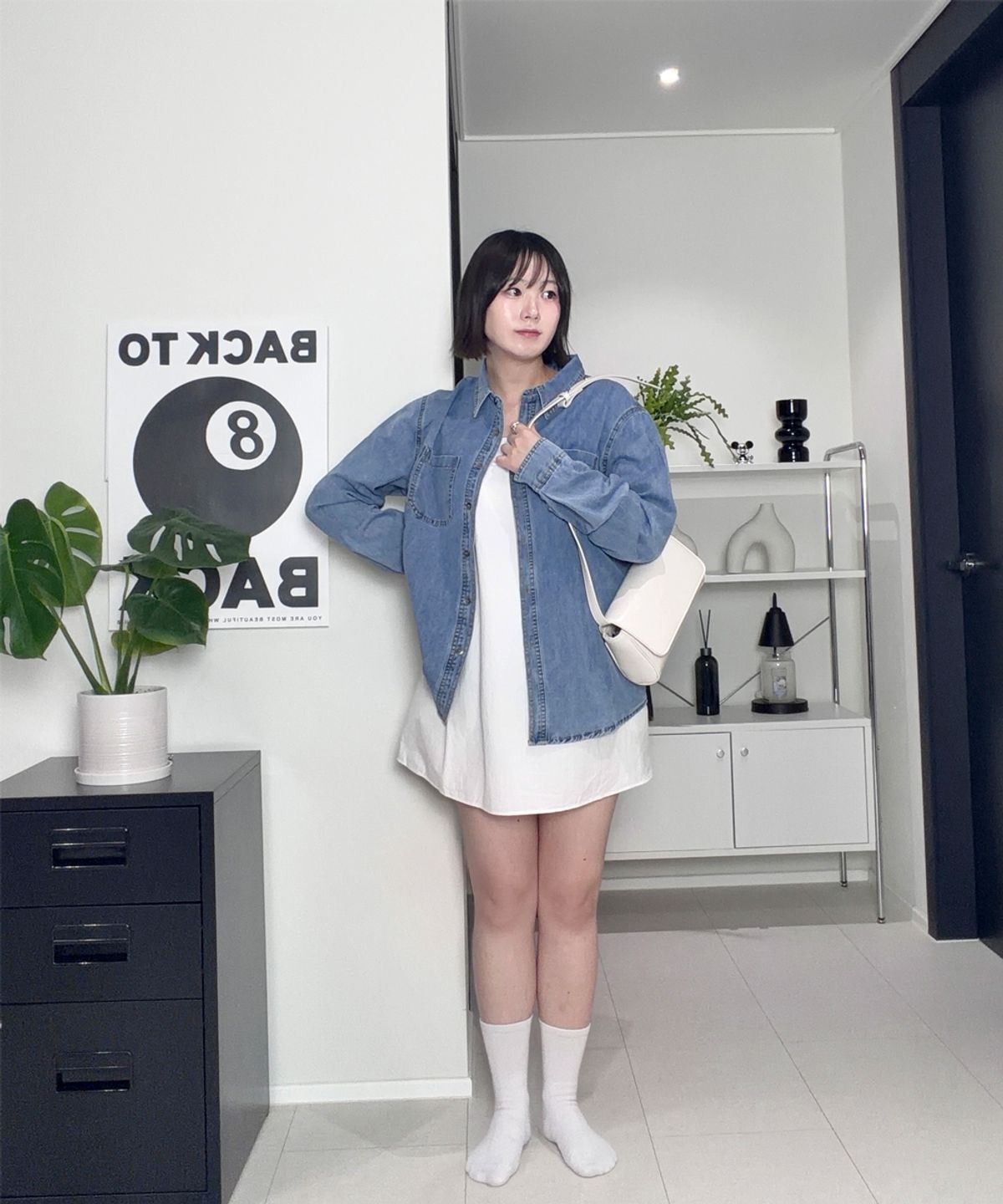 빼빼(BBAEBBAE) 더블포켓 클래식 데님 셔츠 남방_2COLOR