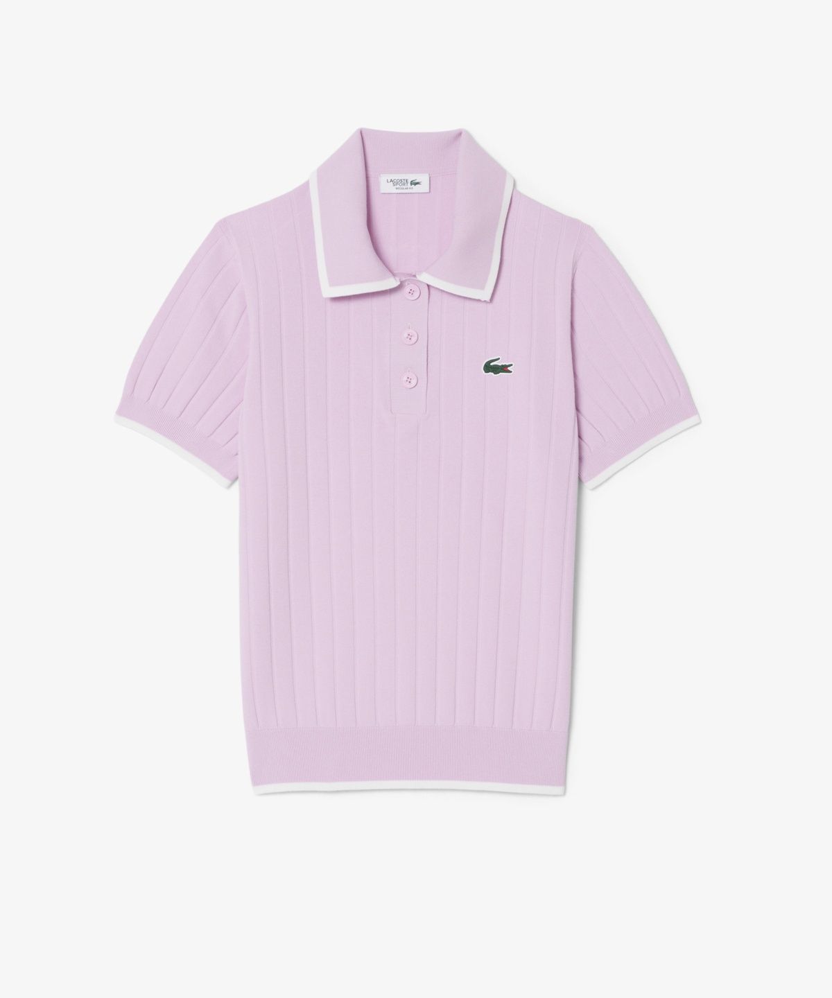 라코스테(LACOSTE) 여성 골프 텍스쳐 반팔 폴로 스웨터 AF9430-56G 36S