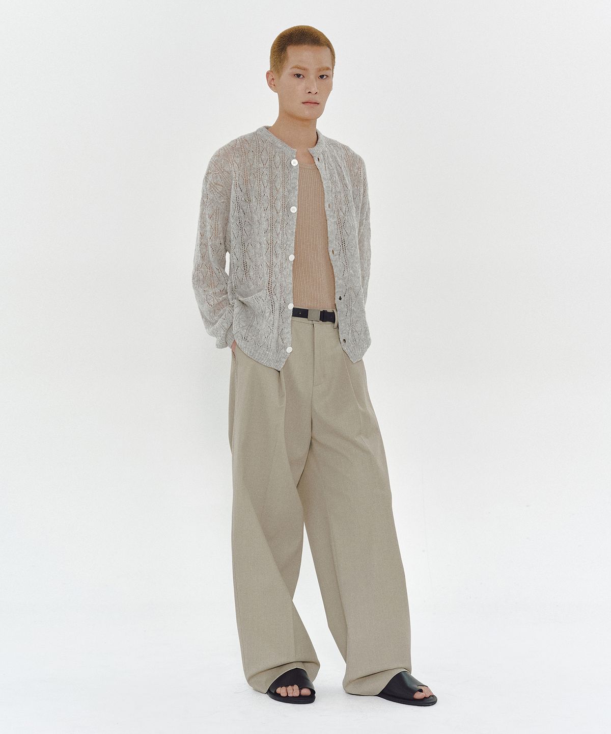 엠엠아이씨(MMIC) UNRAVEL CARDIGAN (GRAY)