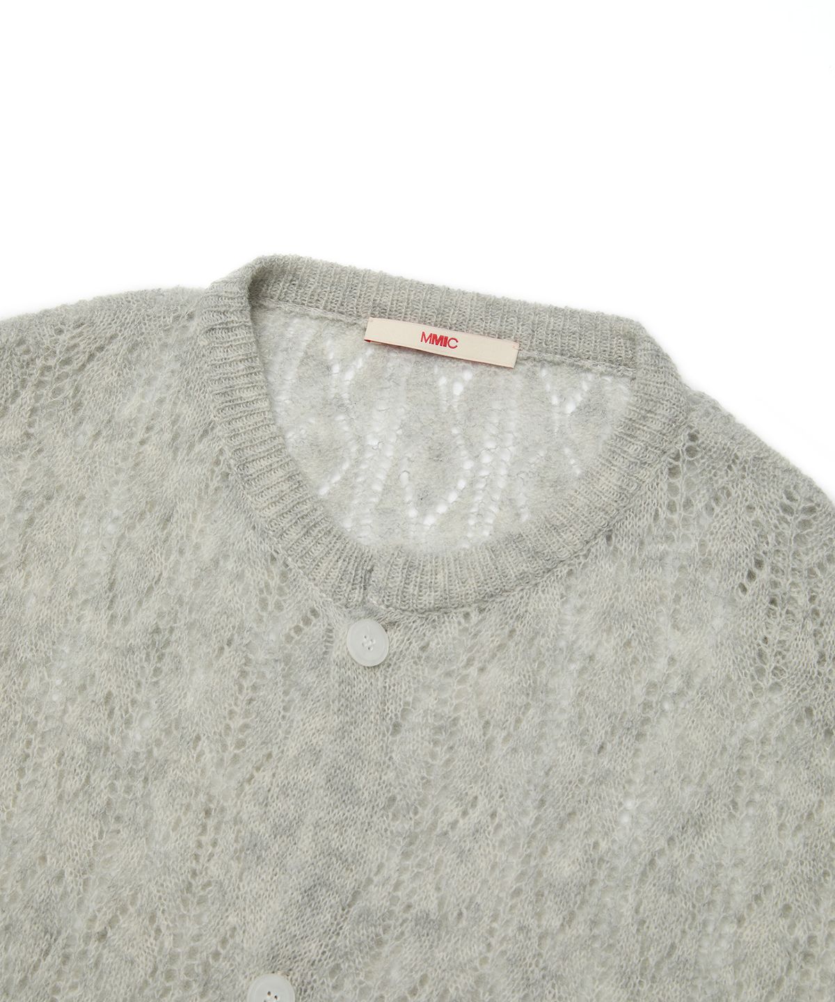 엠엠아이씨(MMIC) UNRAVEL CARDIGAN (GRAY)