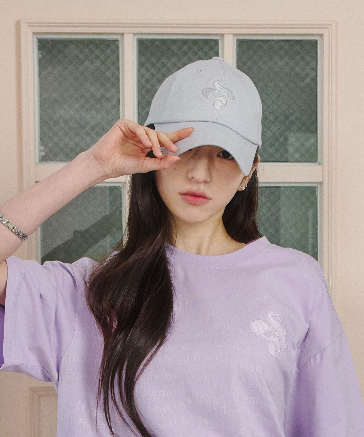 업드래프트(UPDRAFT) Updraft Logo Color Ball Cap [Ice Blue]