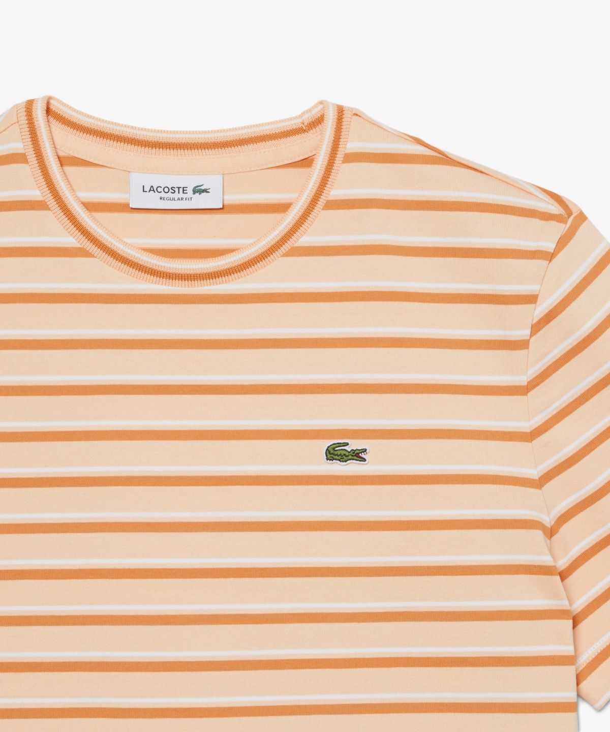 라코스테(LACOSTE) 여성 멀티 스트라이프 반팔 티셔츠 TF7574-56G 4AW