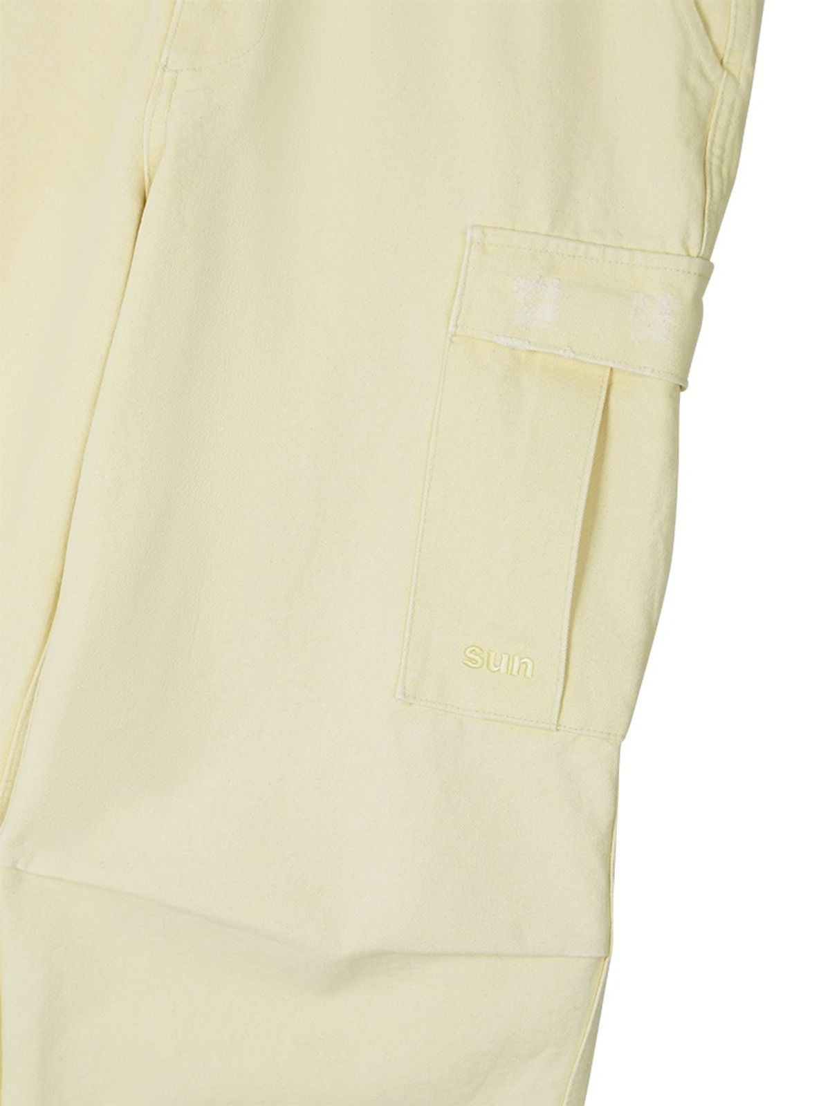 선데이후르츠마켓(SUNDAY FRUIT MARKET) SUN WASHED CARGO PANTS LEMON