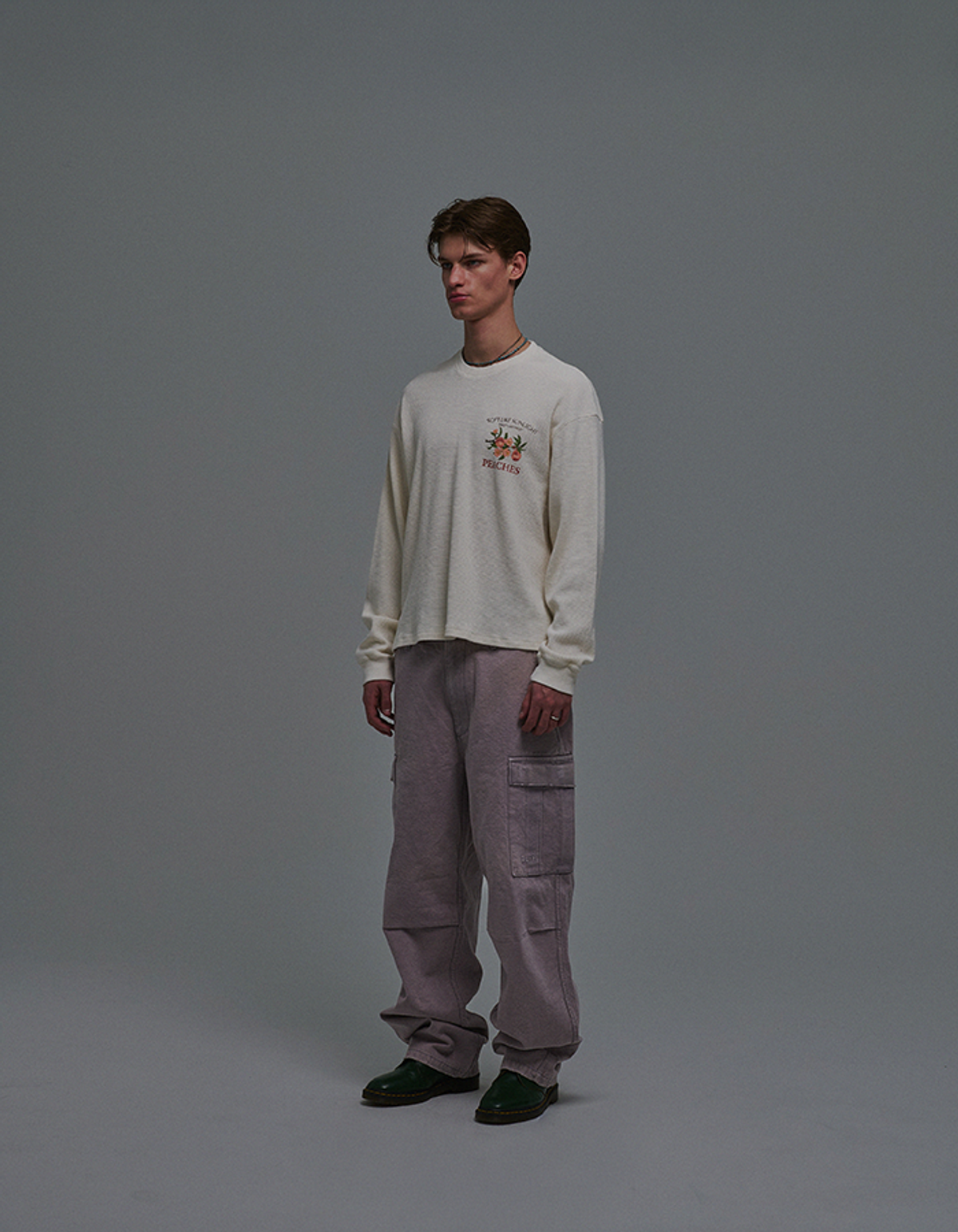 선데이후르츠마켓(SUNDAY FRUIT MARKET) SUN WASHED CARGO PANTS LAVENDER