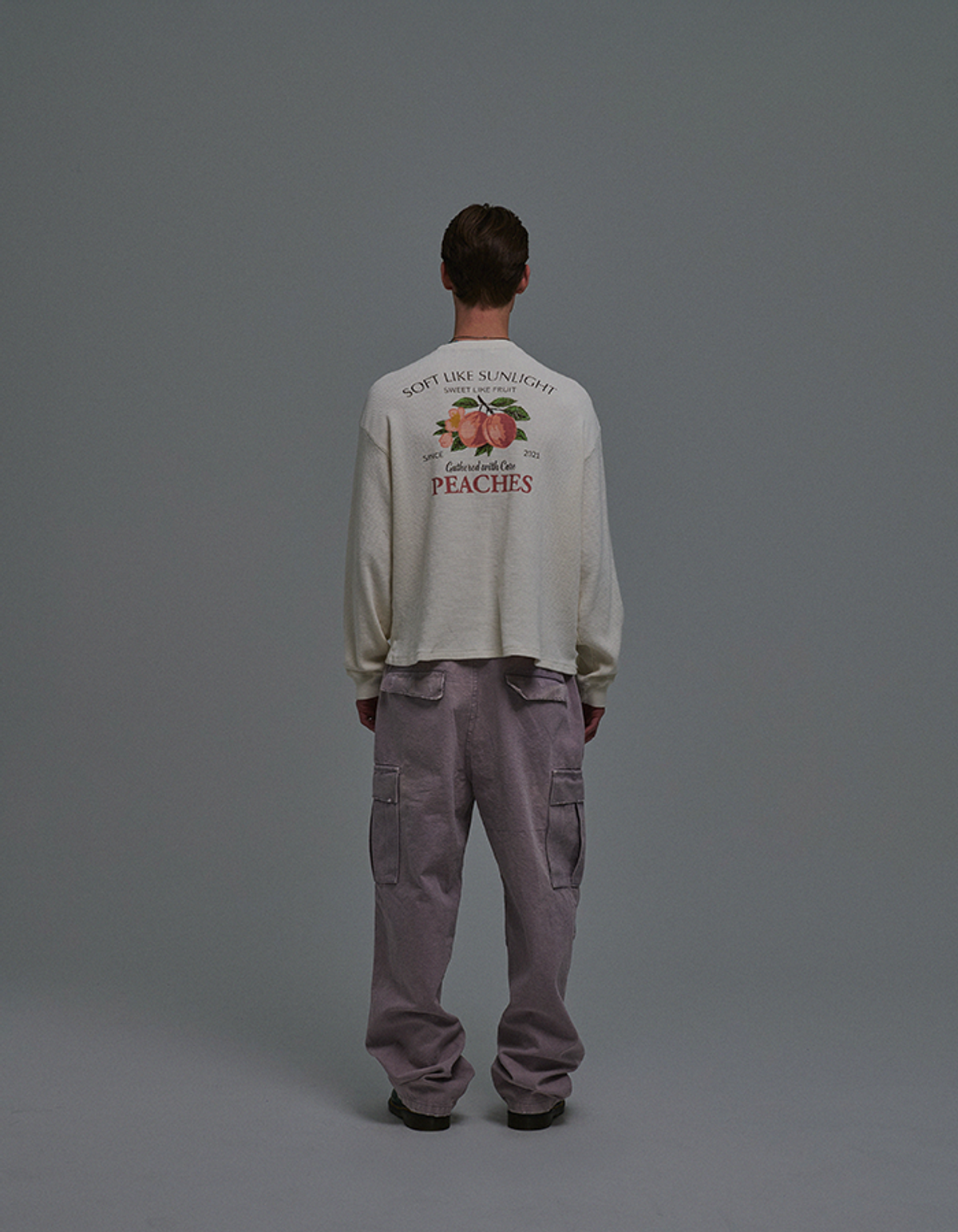 선데이후르츠마켓(SUNDAY FRUIT MARKET) SUN WASHED CARGO PANTS LAVENDER