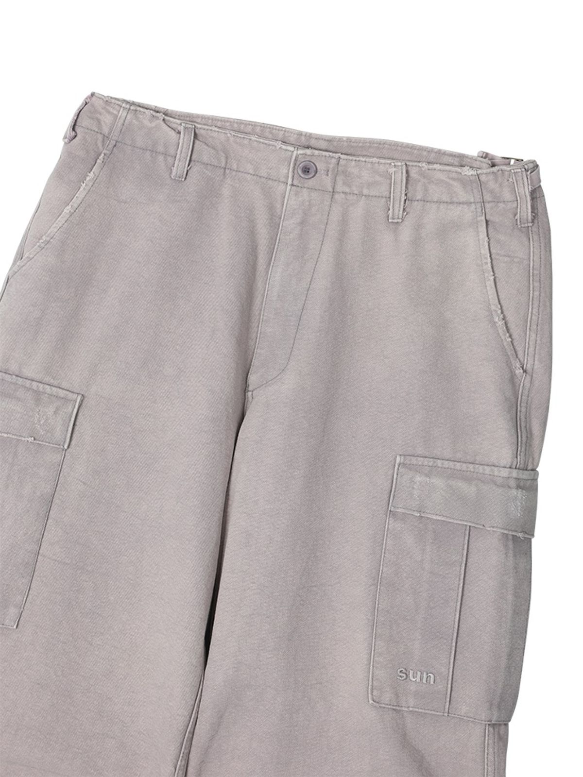 선데이후르츠마켓(SUNDAY FRUIT MARKET) SUN WASHED CARGO PANTS LAVENDER