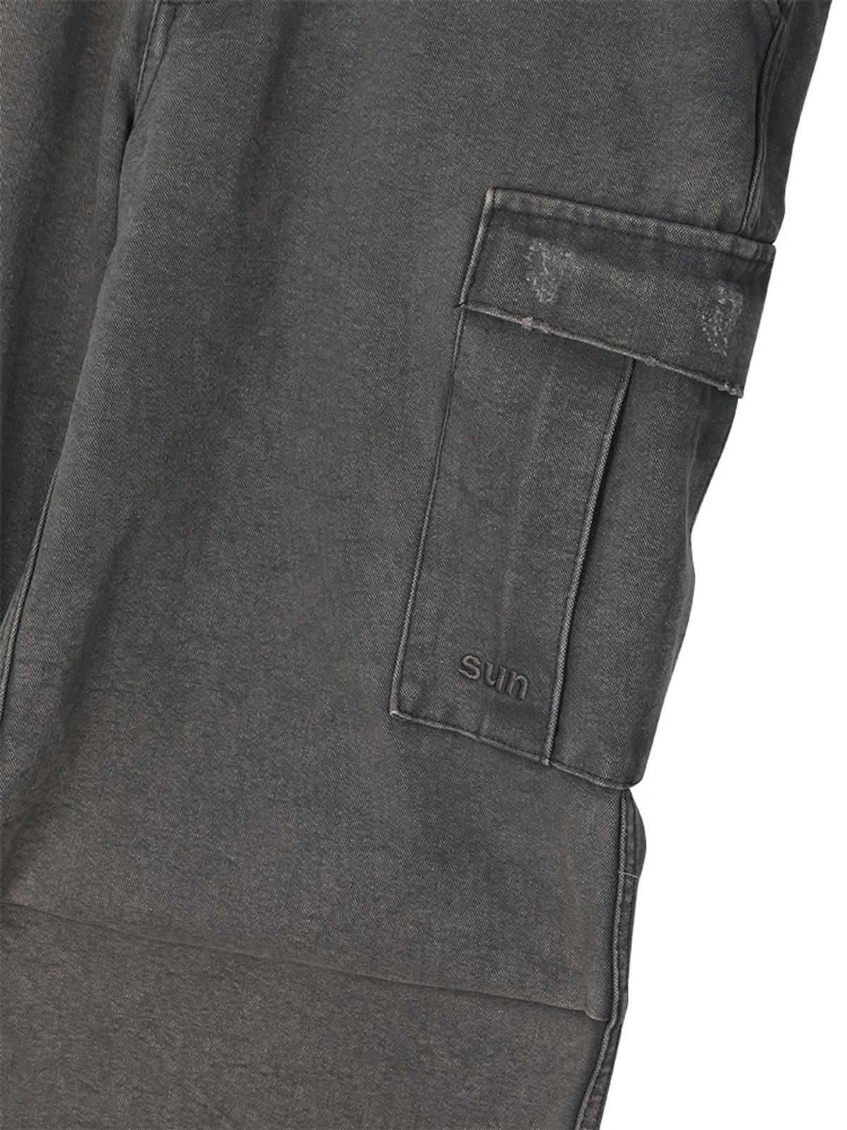 선데이후르츠마켓(SUNDAY FRUIT MARKET) SUN WASHED CARGO PANTS CHARCOAL