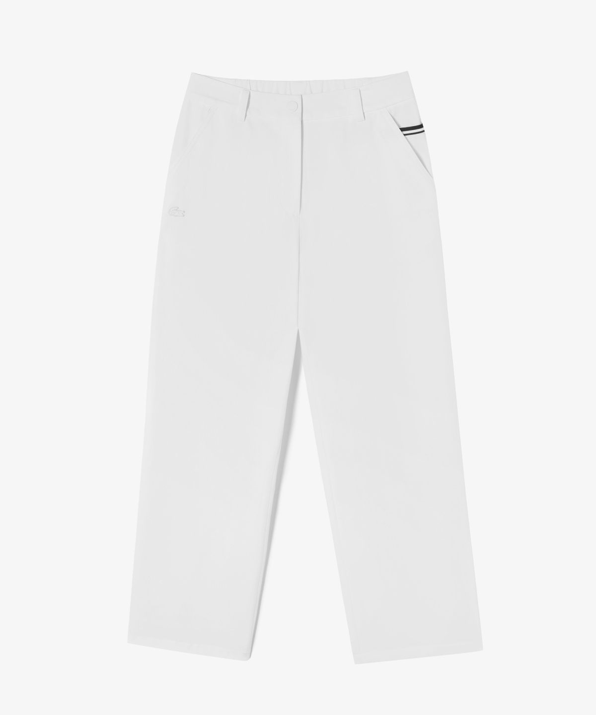 라코스테(LACOSTE) 여성 봄 스트레이트 팬츠 HF422E-56G 001