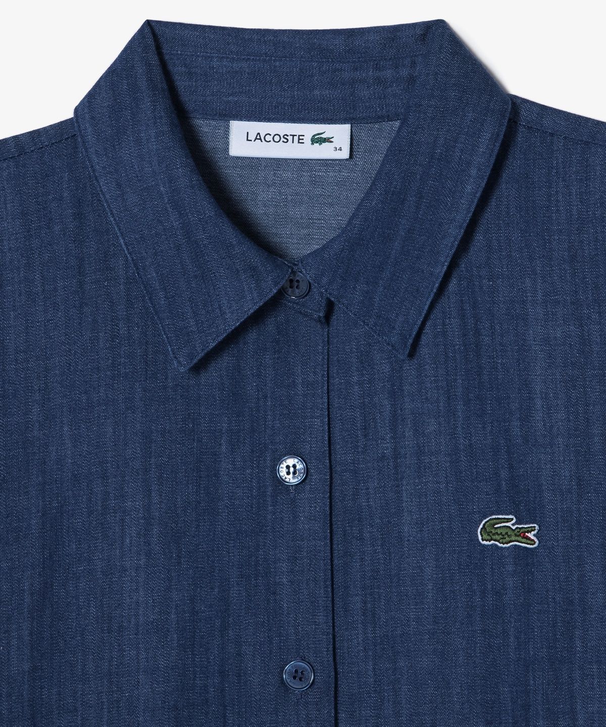 라코스테(LACOSTE) 여성 벨트형 반팔 셔츠 드레스 EF306E-56G 36L