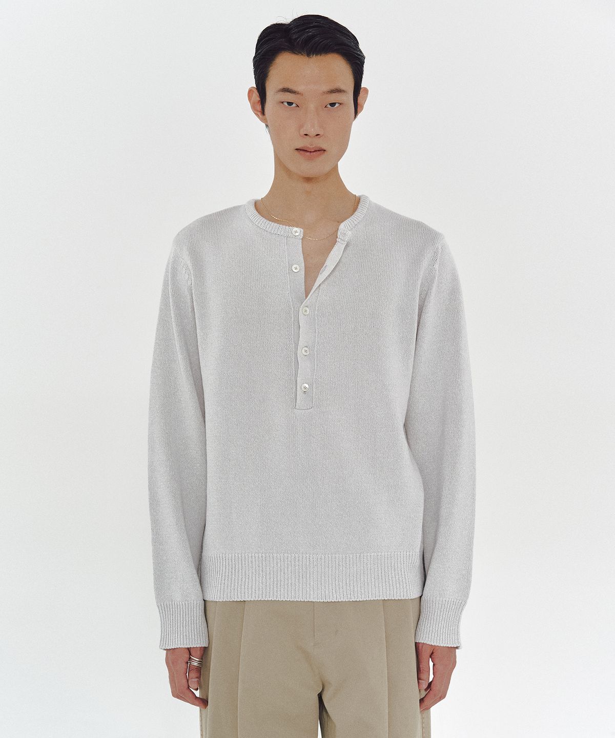 엠엠아이씨(MMIC) MUTE KNIT (LIGHT GRAY)