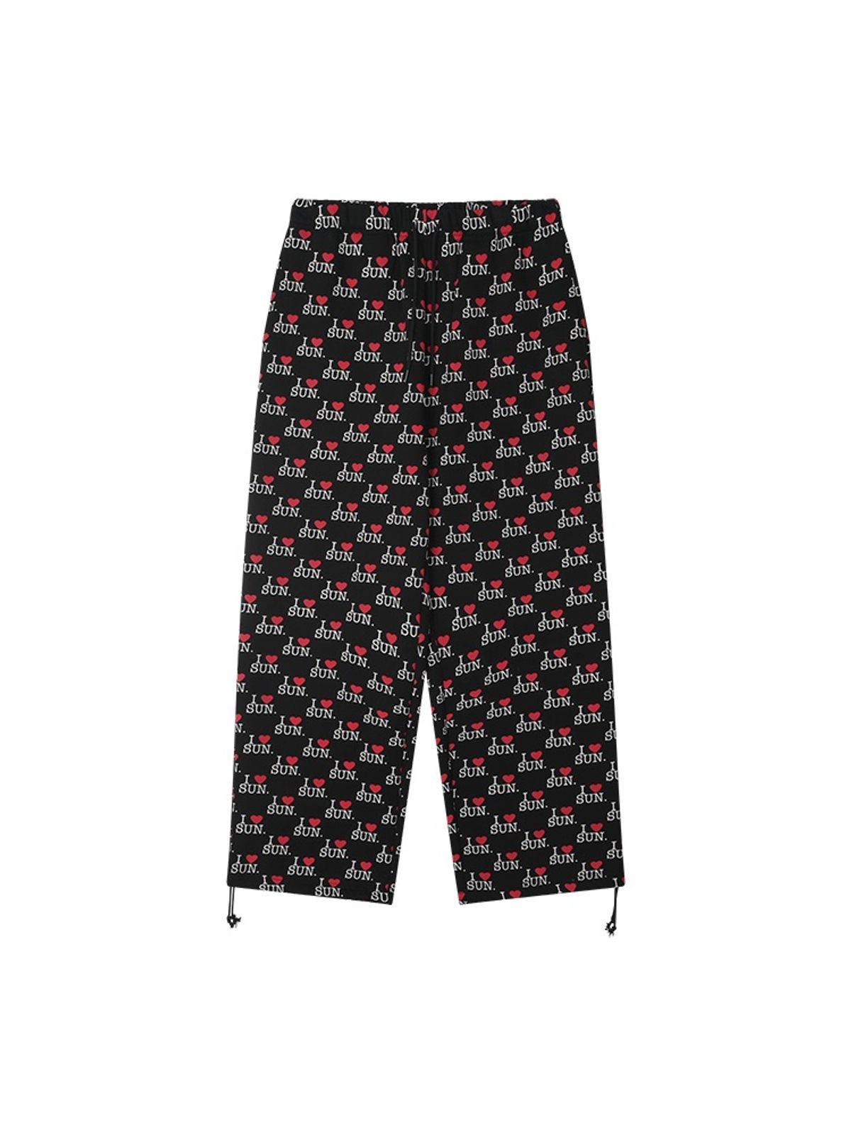 선데이후르츠마켓(SUNDAY FRUIT MARKET) I LOVE SUN SWEATPANTS BLACK