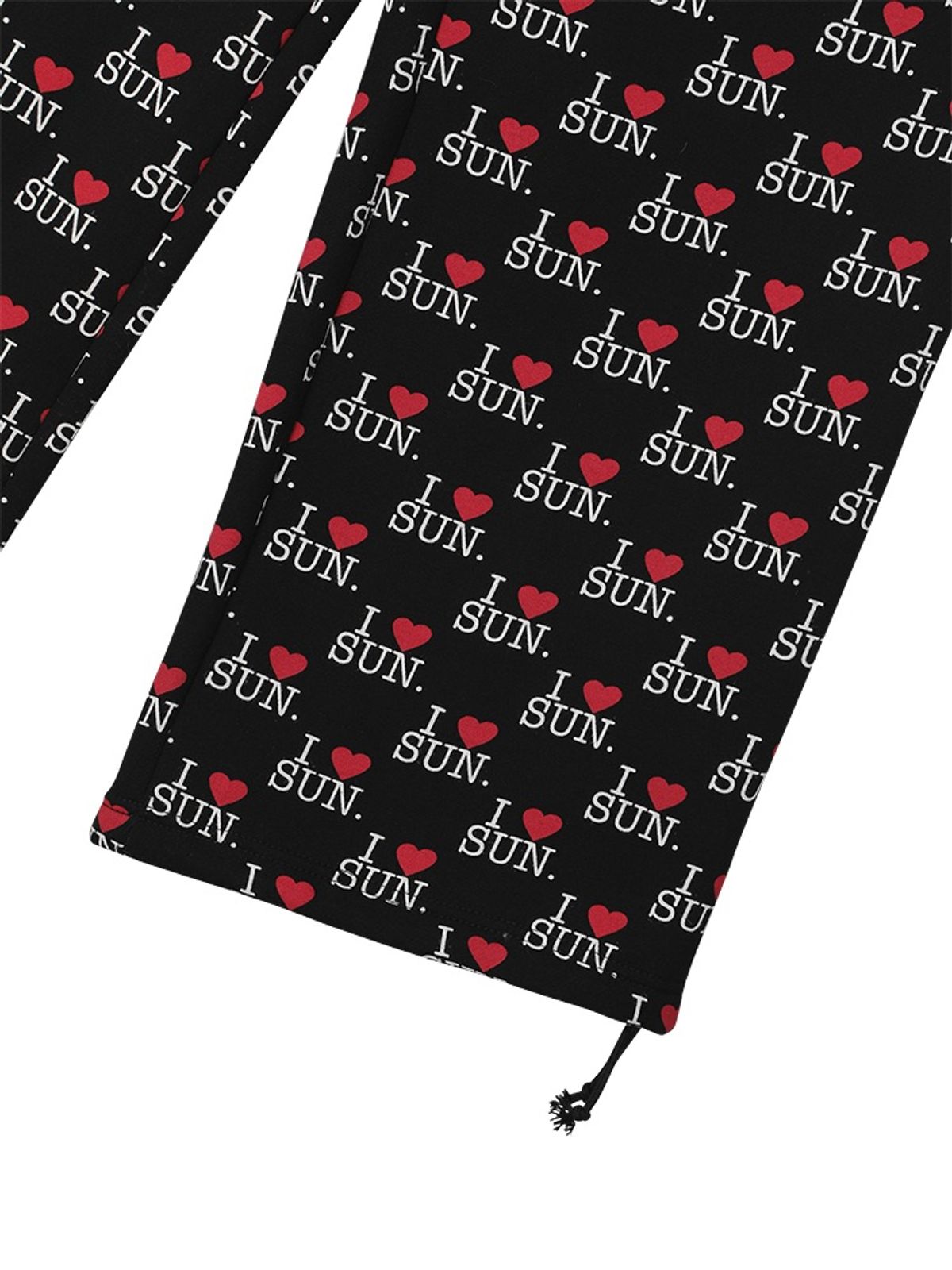 선데이후르츠마켓(SUNDAY FRUIT MARKET) I LOVE SUN SWEATPANTS BLACK