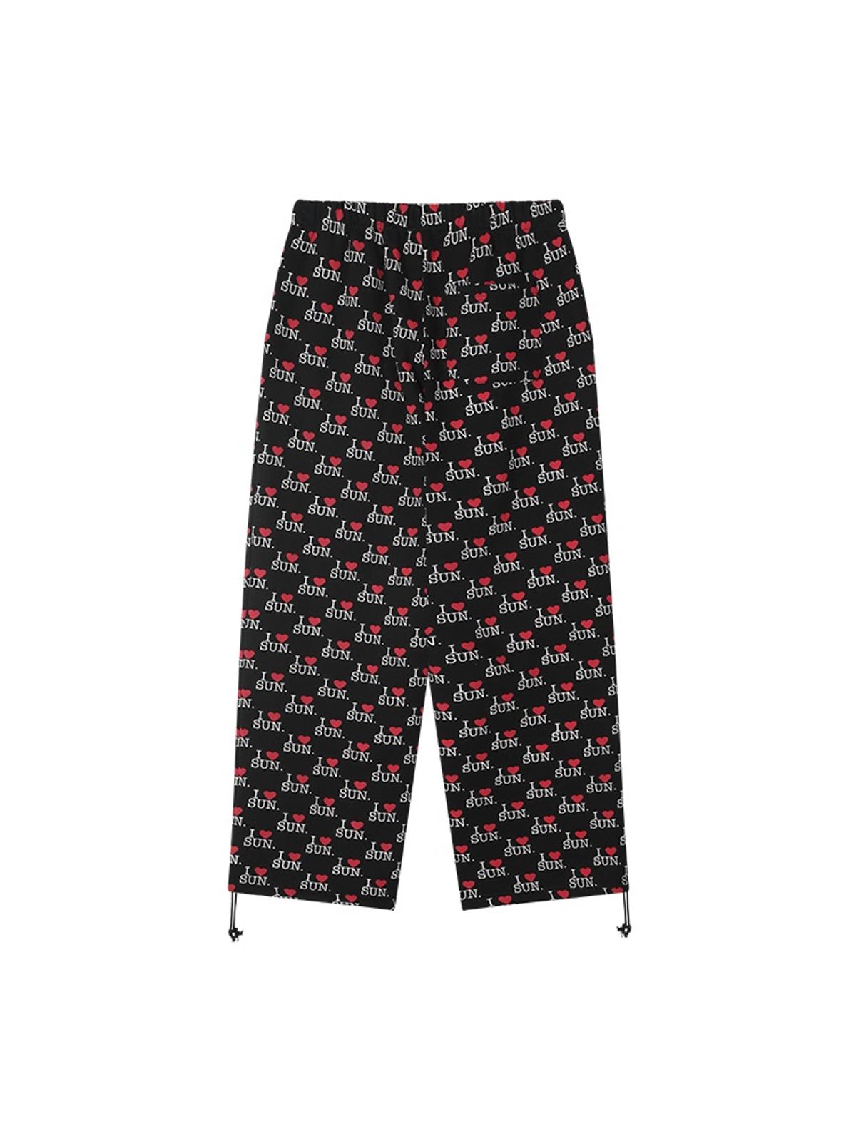 선데이후르츠마켓(SUNDAY FRUIT MARKET) I LOVE SUN SWEATPANTS BLACK