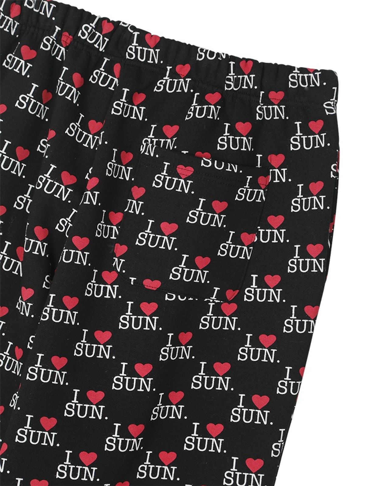 선데이후르츠마켓(SUNDAY FRUIT MARKET) I LOVE SUN SWEATPANTS BLACK