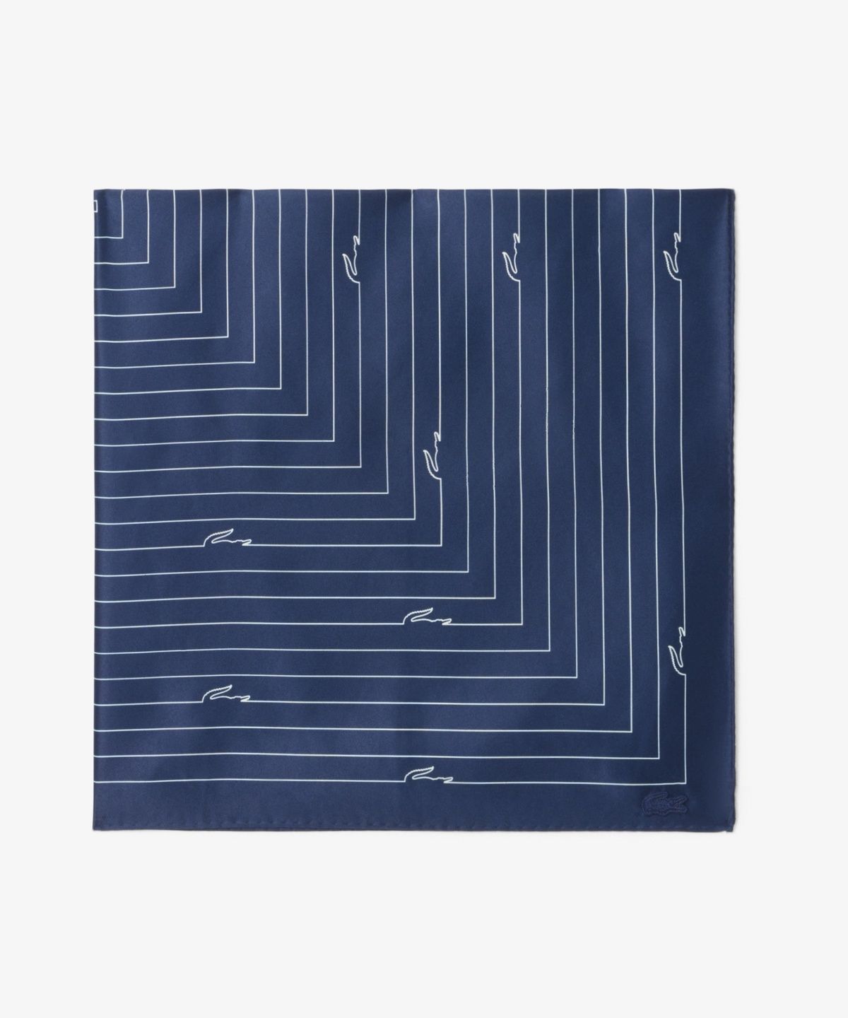 라코스테(LACOSTE) 여성 크로코 라인 새틴 스카프 RE1510-56G HHW