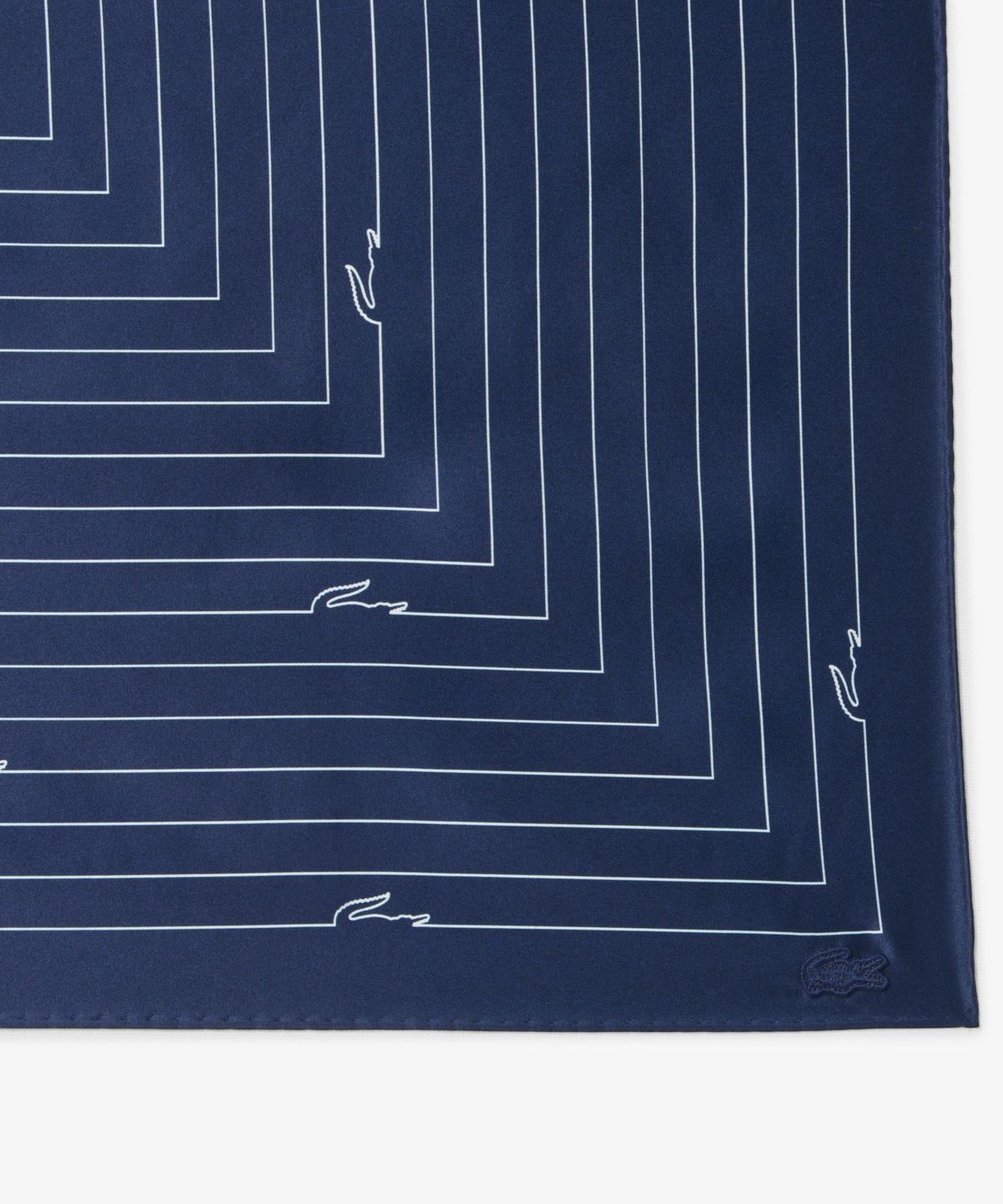 라코스테(LACOSTE) 여성 크로코 라인 새틴 스카프 RE1510-56G HHW