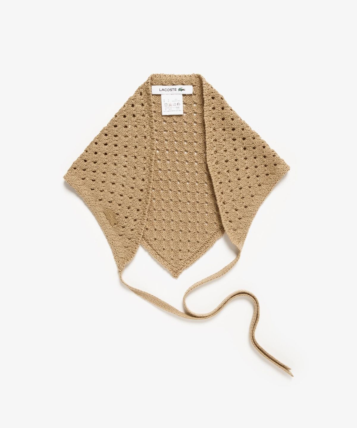 라코스테(LACOSTE) 여성 니트 크로쉐 스카프 RE005E-56G 02S