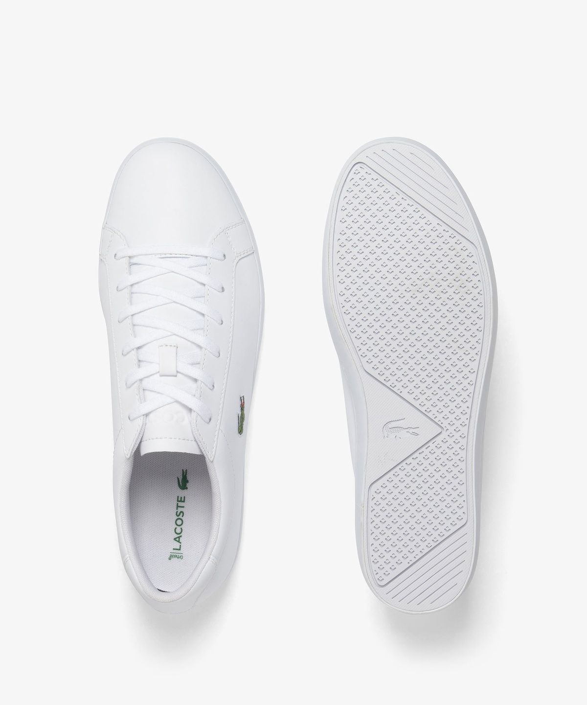 라코스테(LACOSTE) 남성 Straightset 2.0 레더 스니커즈 RZ0178M56G 21G