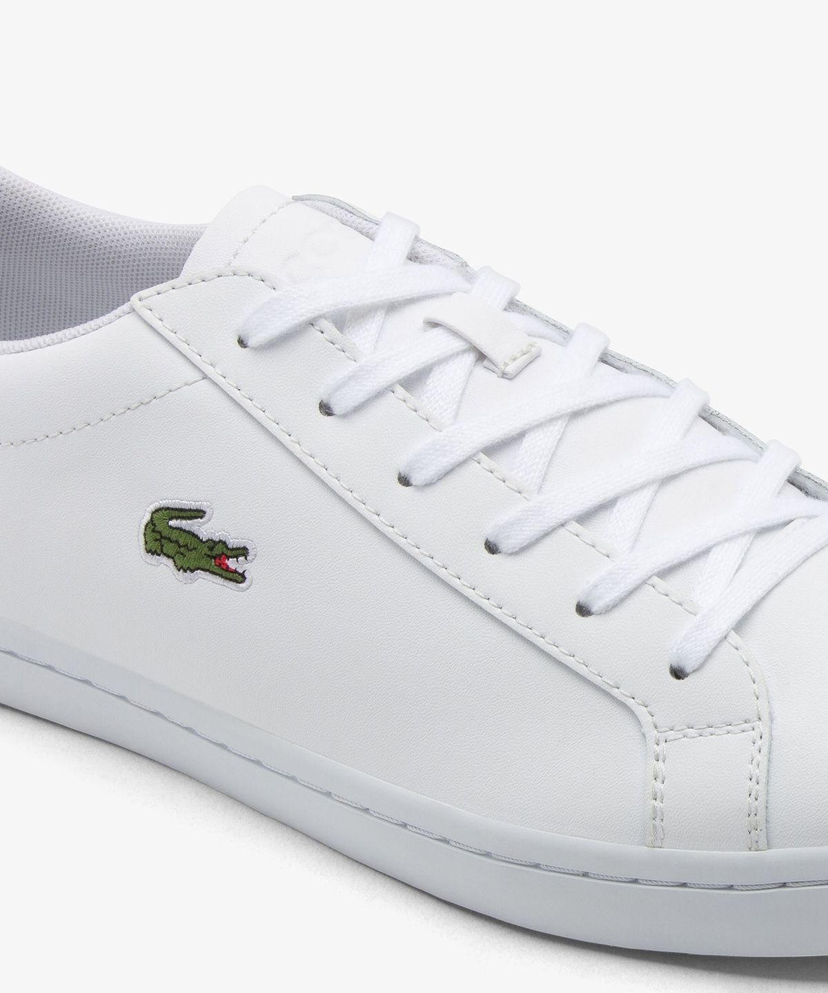 라코스테(LACOSTE) 남성 Straightset 2.0 레더 스니커즈 RZ0178M56G 21G