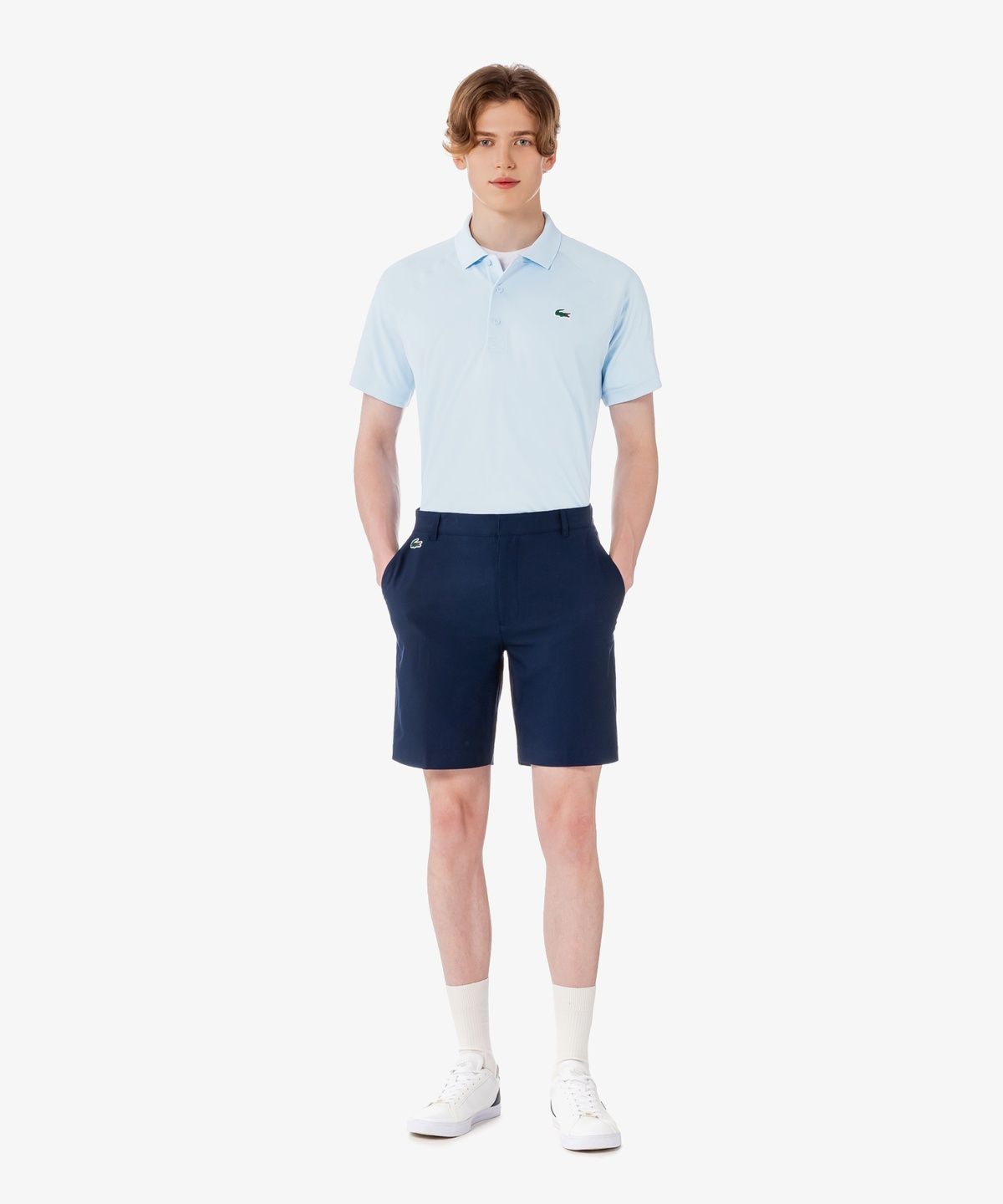 라코스테(LACOSTE) 남성 골프 베이직 버뮤다 팬츠 FH7396-56G 166