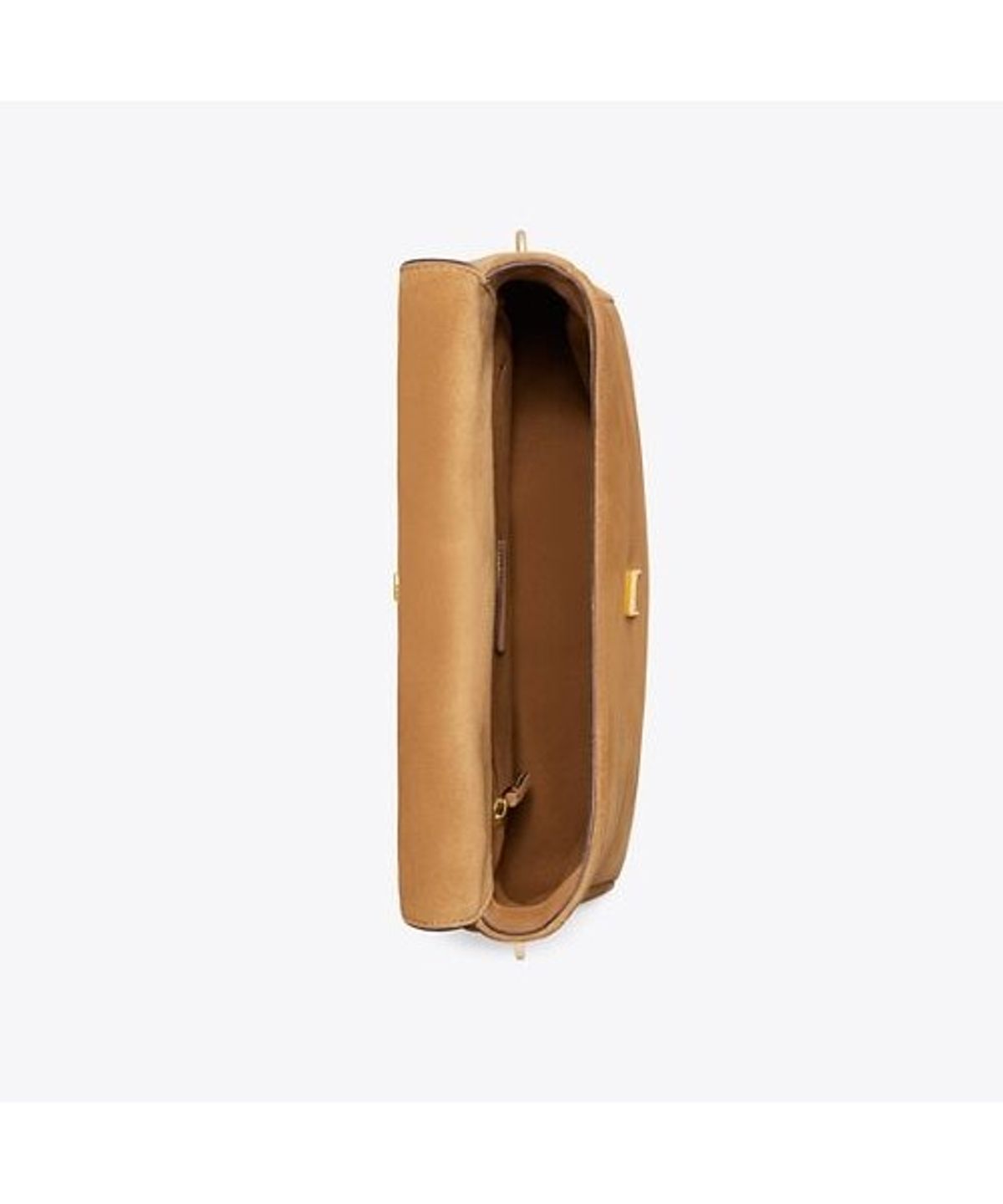토리버치(TORYBURCH) 찰리 스웨이드 숄더백 - 토피
