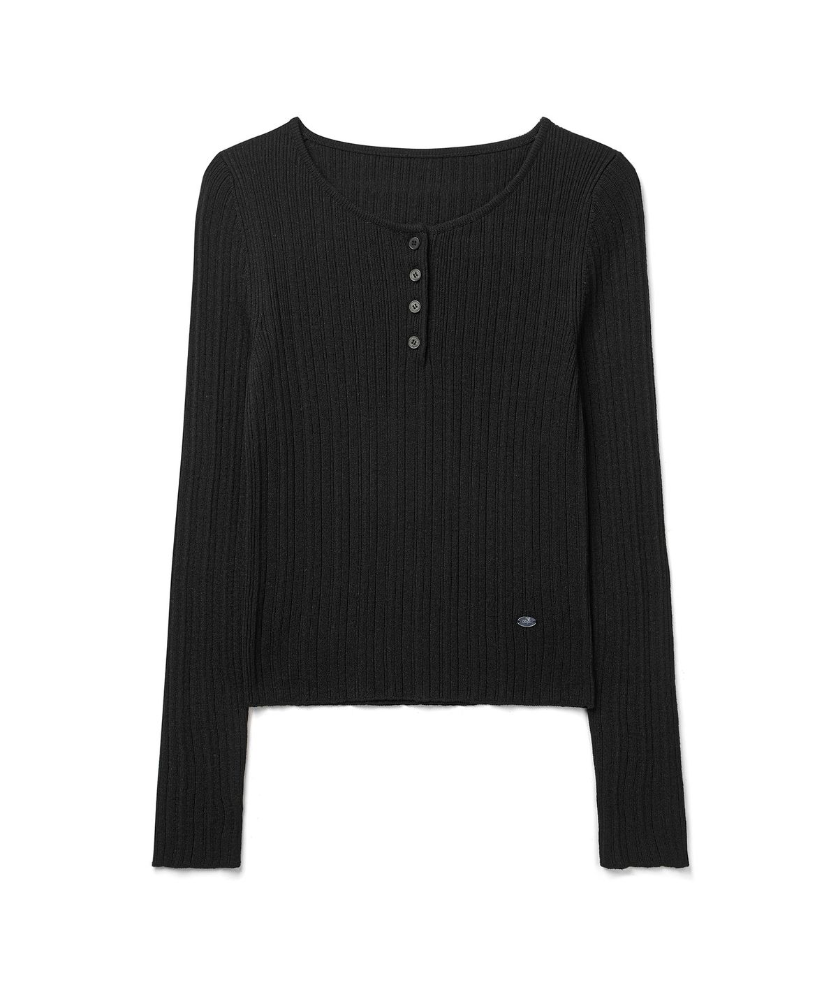 커스텀어클락 우먼(COSTUMEOCLOCK WOMAN) [ITALY] 슬림 헨리넥 골지 니트 5 COLOR COWKT010