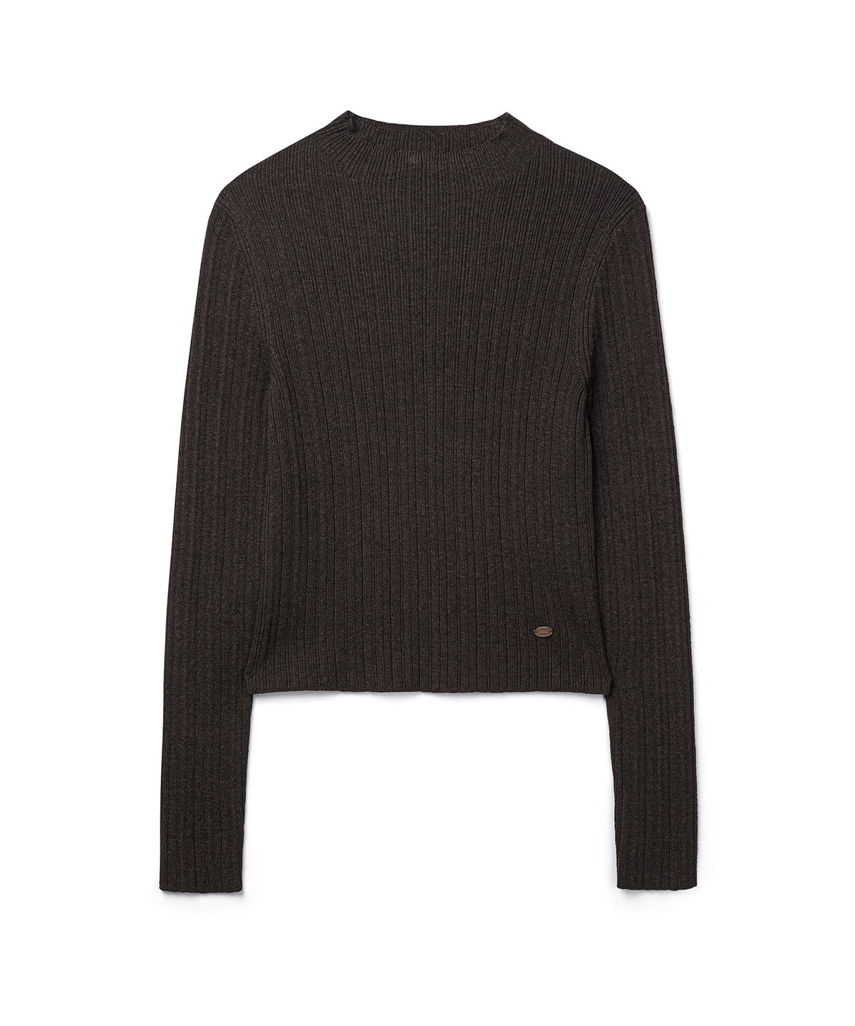 커스텀어클락 우먼(COSTUMEOCLOCK WOMAN) [ITALY] 슬림 모크넥 골지 니트 5 COLOR COWKT009