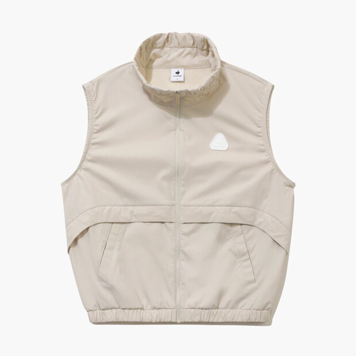 르꼬끄 골프(LECOQ GOLF) 여성 루스터 우븐 스트레치 베스트 _BEGE GR122LWV32