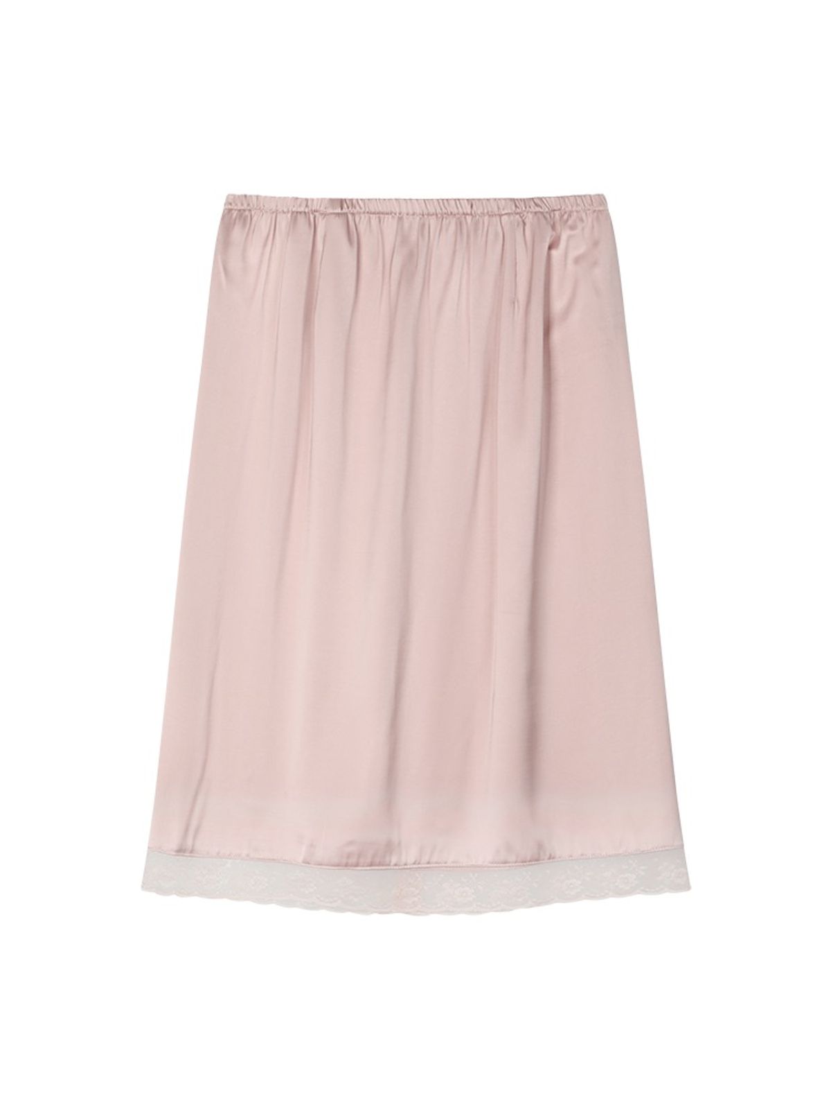 선데이후르츠마켓(SUNDAY FRUIT MARKET) W) SUN SILKY LACE SKIRT PINK