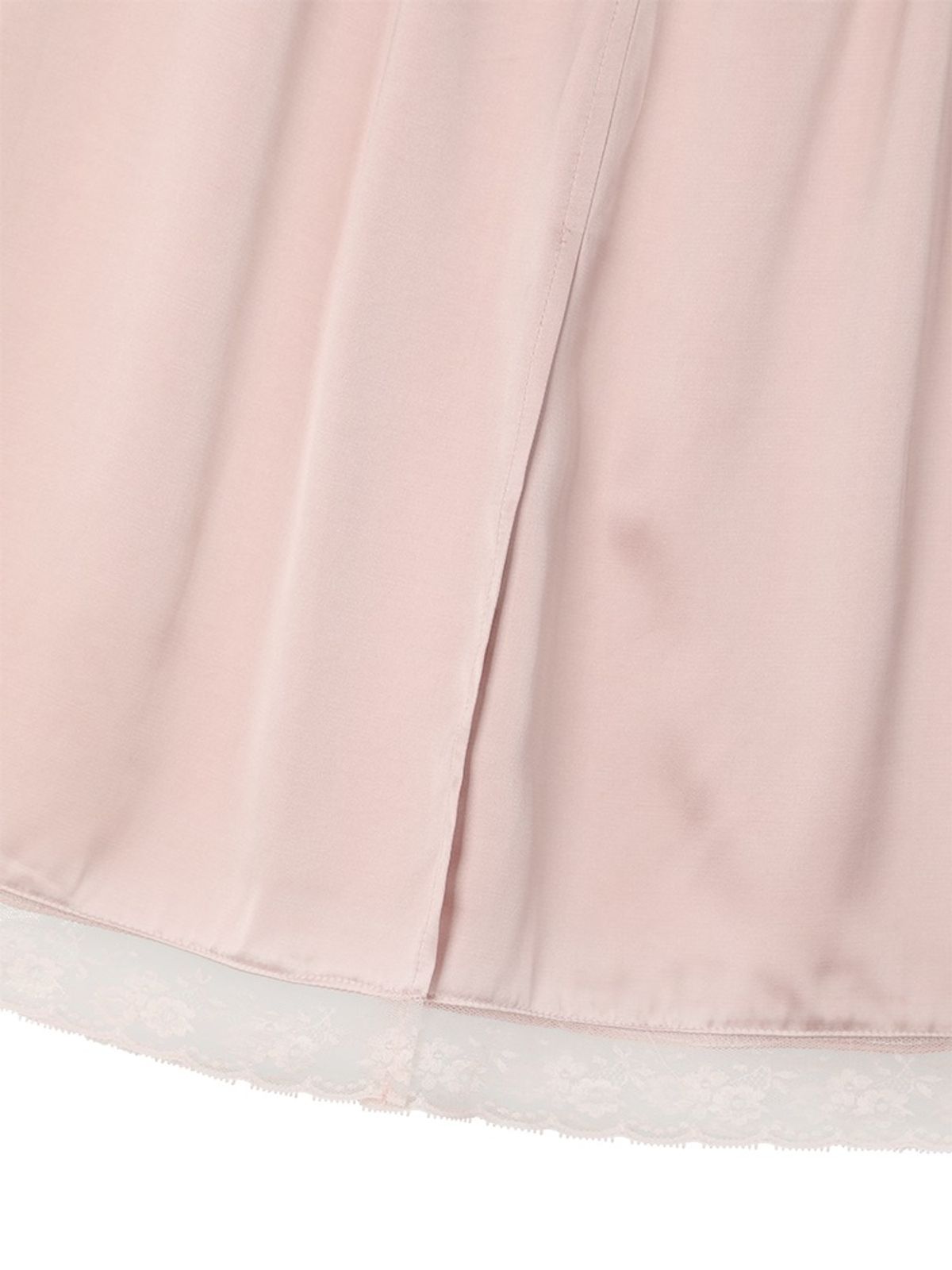 선데이후르츠마켓(SUNDAY FRUIT MARKET) W) SUN SILKY LACE SKIRT PINK