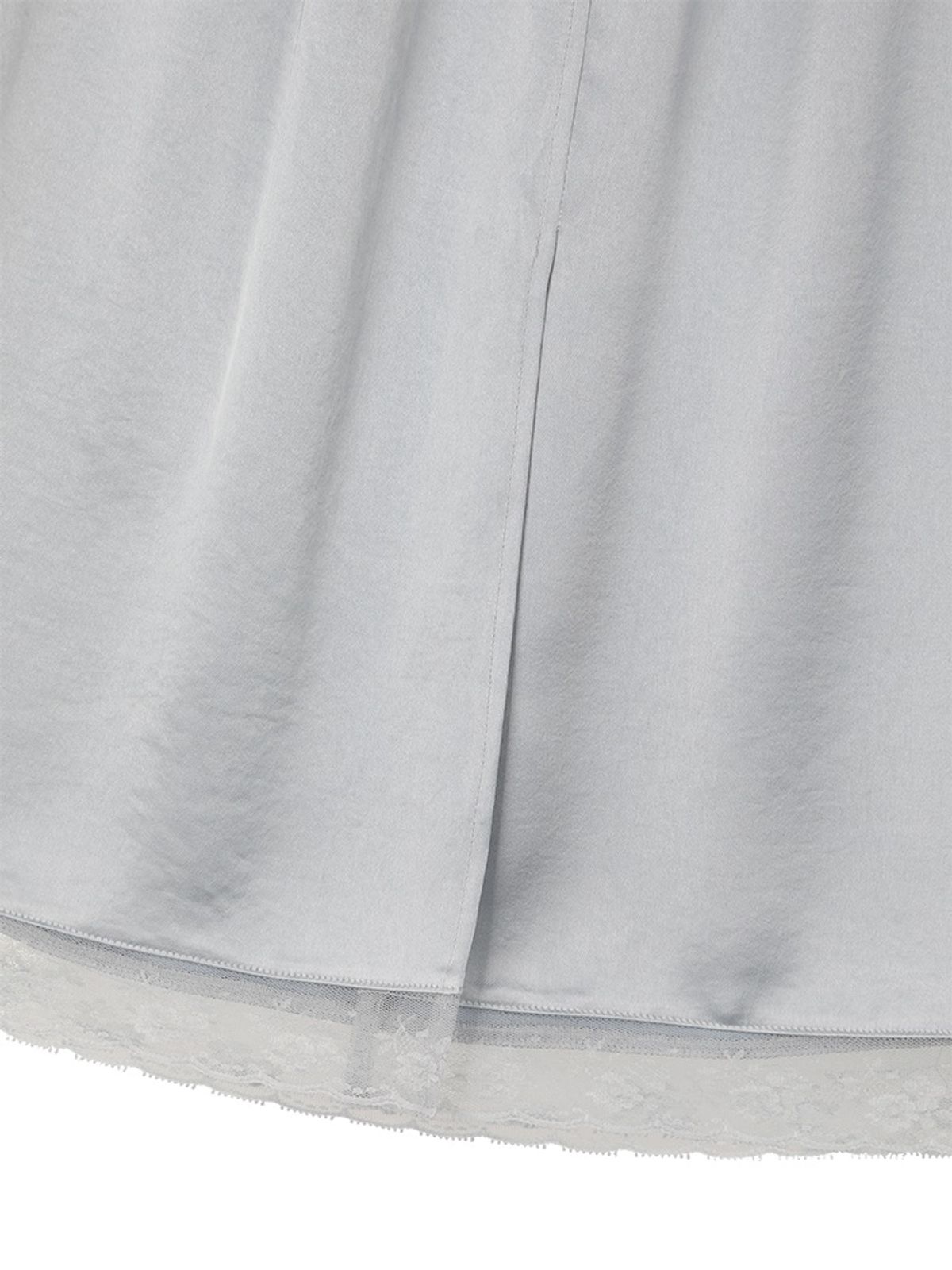 선데이후르츠마켓(SUNDAY FRUIT MARKET) W) SUN SILKY LACE SKIRT SKYBLUE