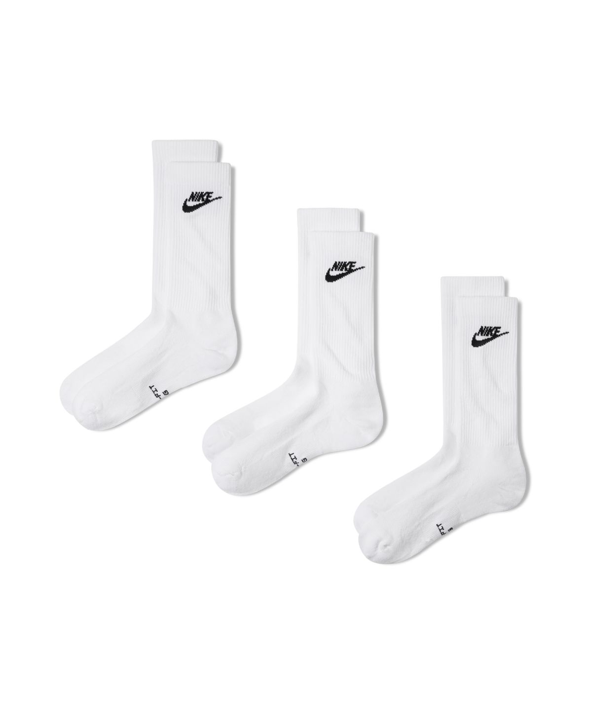 나이키(NIKE) 에브리데이 엘리베이티드 크루 삭스(3켤레) - 멀티컬러 / IH8522-901