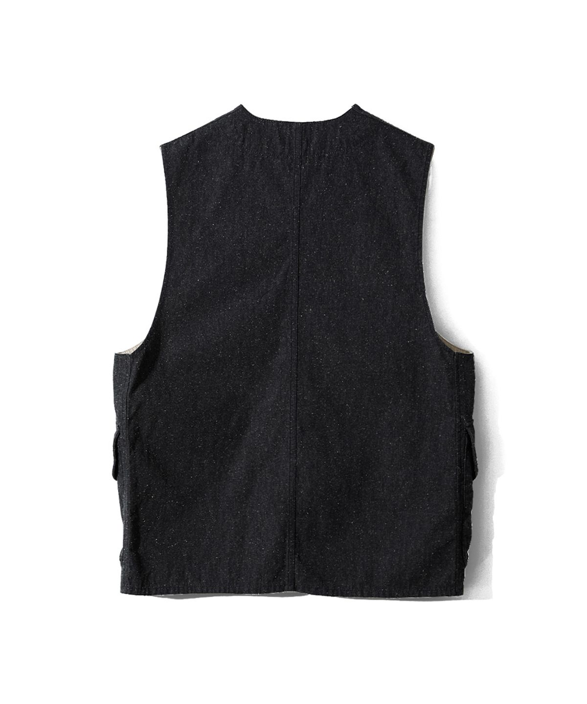 홀리선(HORLISUN) Weaver Slik Denim Vest Black