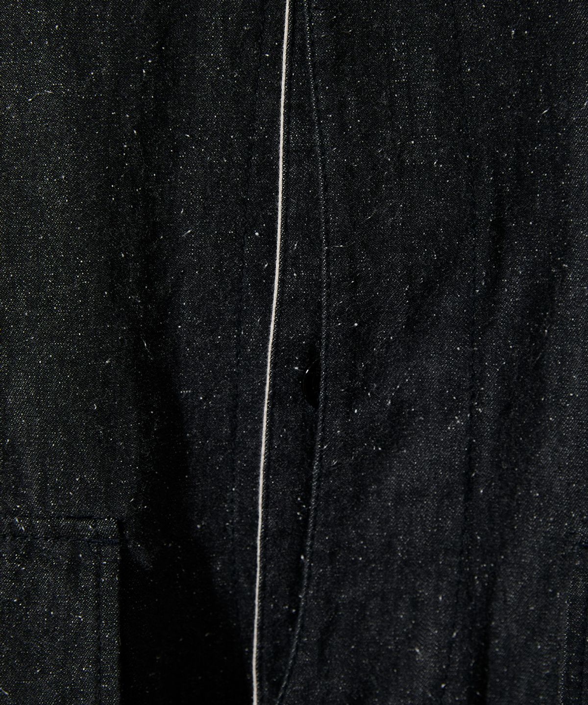 홀리선(HORLISUN) Weaver Slik Denim Vest Black