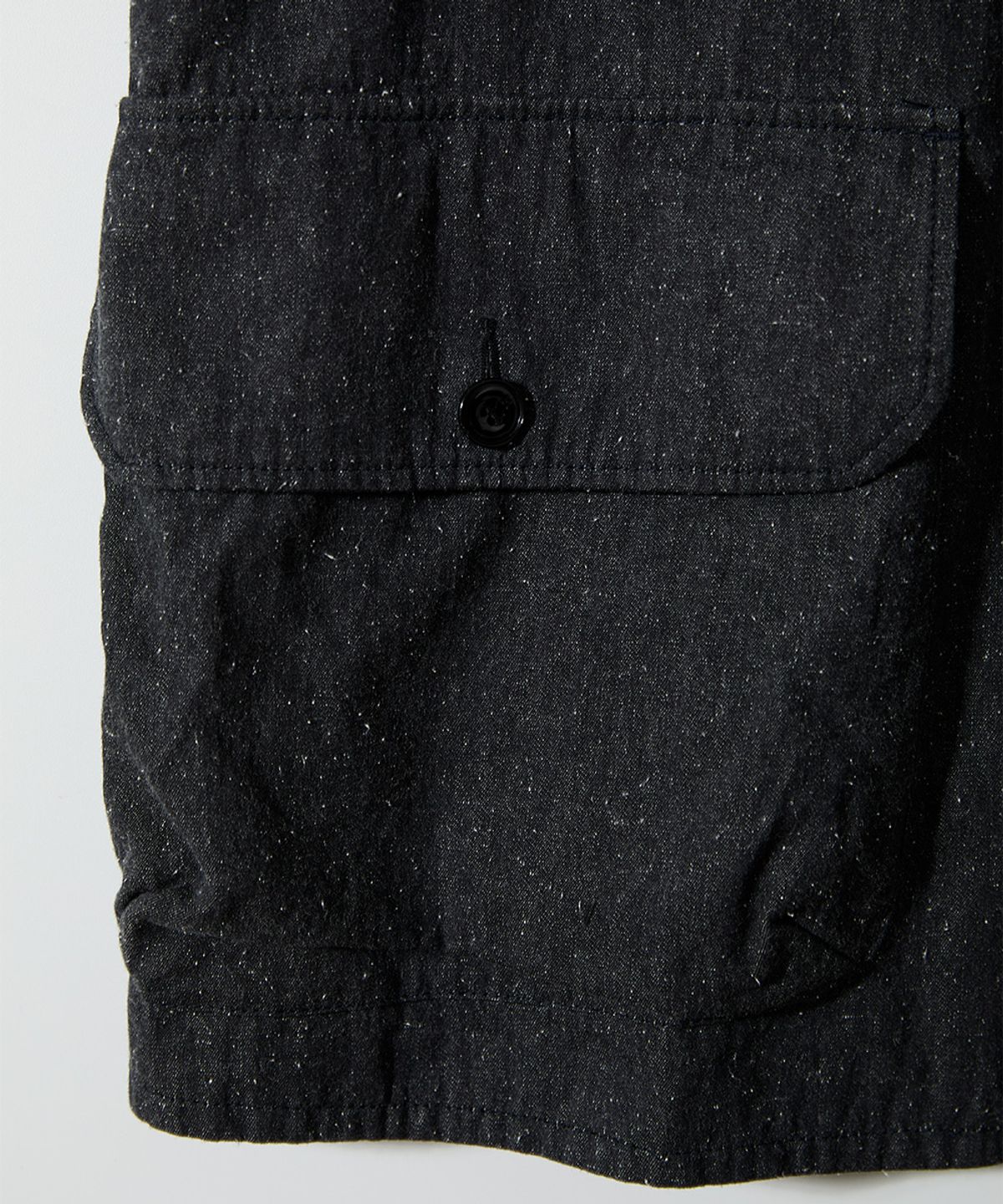 홀리선(HORLISUN) Weaver Slik Denim Vest Black