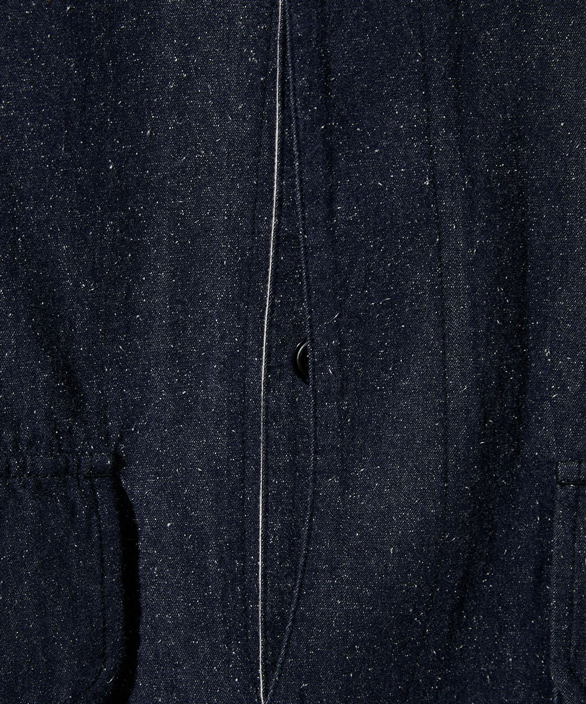 홀리선(HORLISUN) Weaver Slik Denim Vest Navy