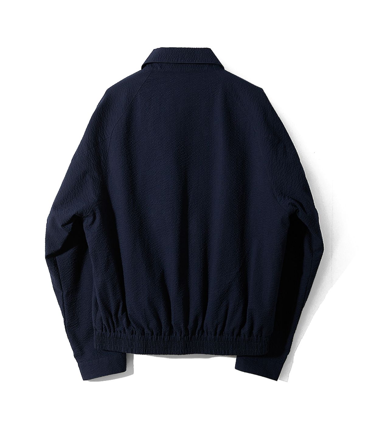 홀리선(HORLISUN) Visitor Harrington Seersucker Jacket Navy